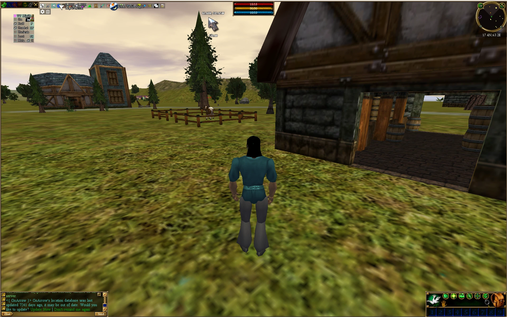 Outdoors, original textures